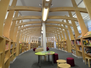 Post refurbishment library centre