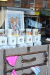 Traditional seaside in Loros window