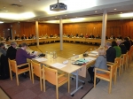 Before refurbishment council chamber