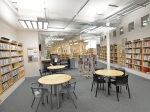 Post refurbishment library reading tables